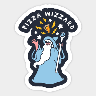 Magical Pizza Wizzard Sticker